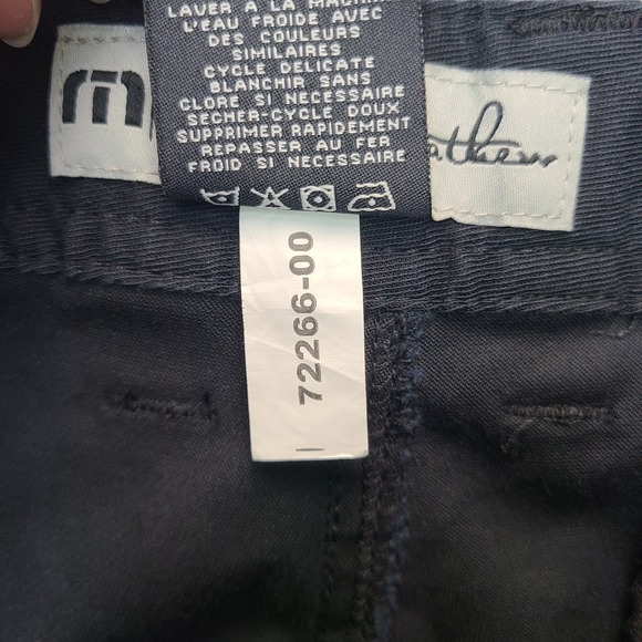 Travis Mathew Chino Golf Pants Mens 38x33 Black Business Tencel Blend Stretch - Picture 9 of 9